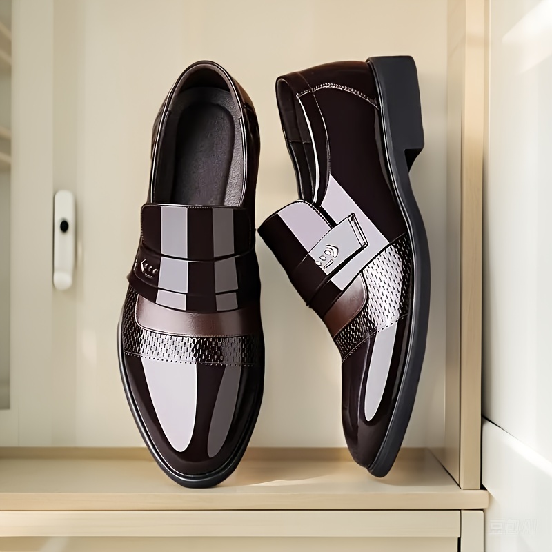 Black Oxford Dress Shoes Top View