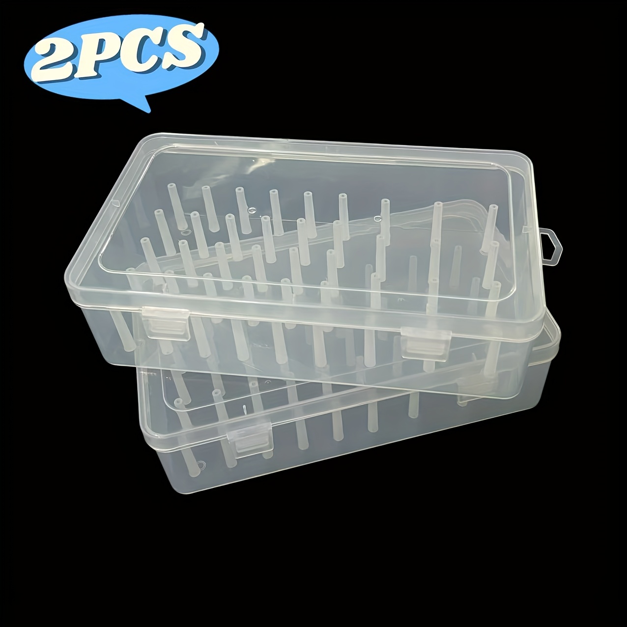 Bobines en Plastique Transparent pour Machines à Coudre, Boîte de Bobine de Fil Organisée, Idéale pour la Broderie et L'artisanat de Bricolage, 25 Pièces (Bobine de Fil Blanc