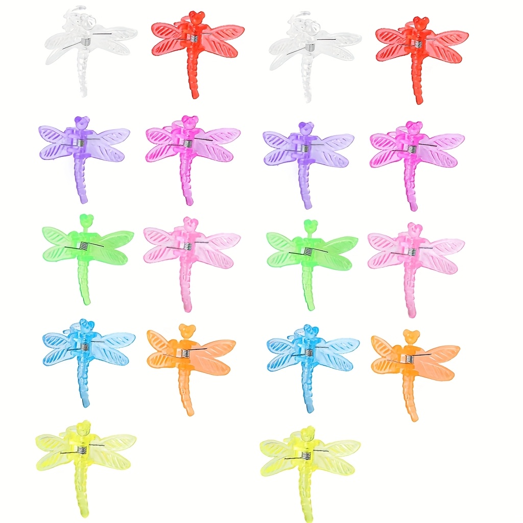 TEMU 18/36 Pinces à Orchidées, Pinces à Plantes en Plastique, Pinces de Support pour Plantes de Jardin, Utilisées pour la Décoration de Plantes