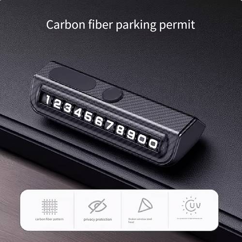temporary car moving phone plate car interior additions parking number plate car ornament moving car high end creative number keeper