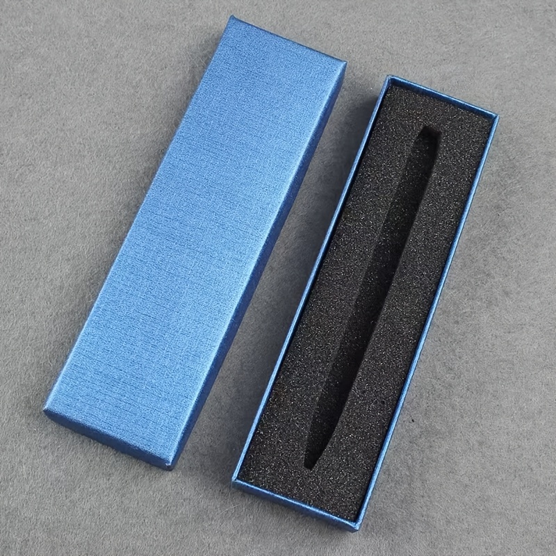 TEMU 1pc Luxury Fountain Pen Gift Box, Business Pen Display Case, Blank Wholesale Box, Suitable For Jewelry Pens And Signature Pens Gift Packaging