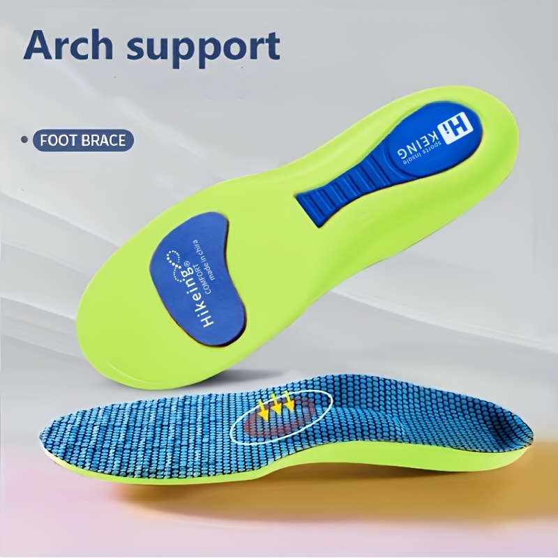 2pcs/Pair EVA Shoe Insoles Arch Support Insoles for Sports Training to Avoid Tired Feet
