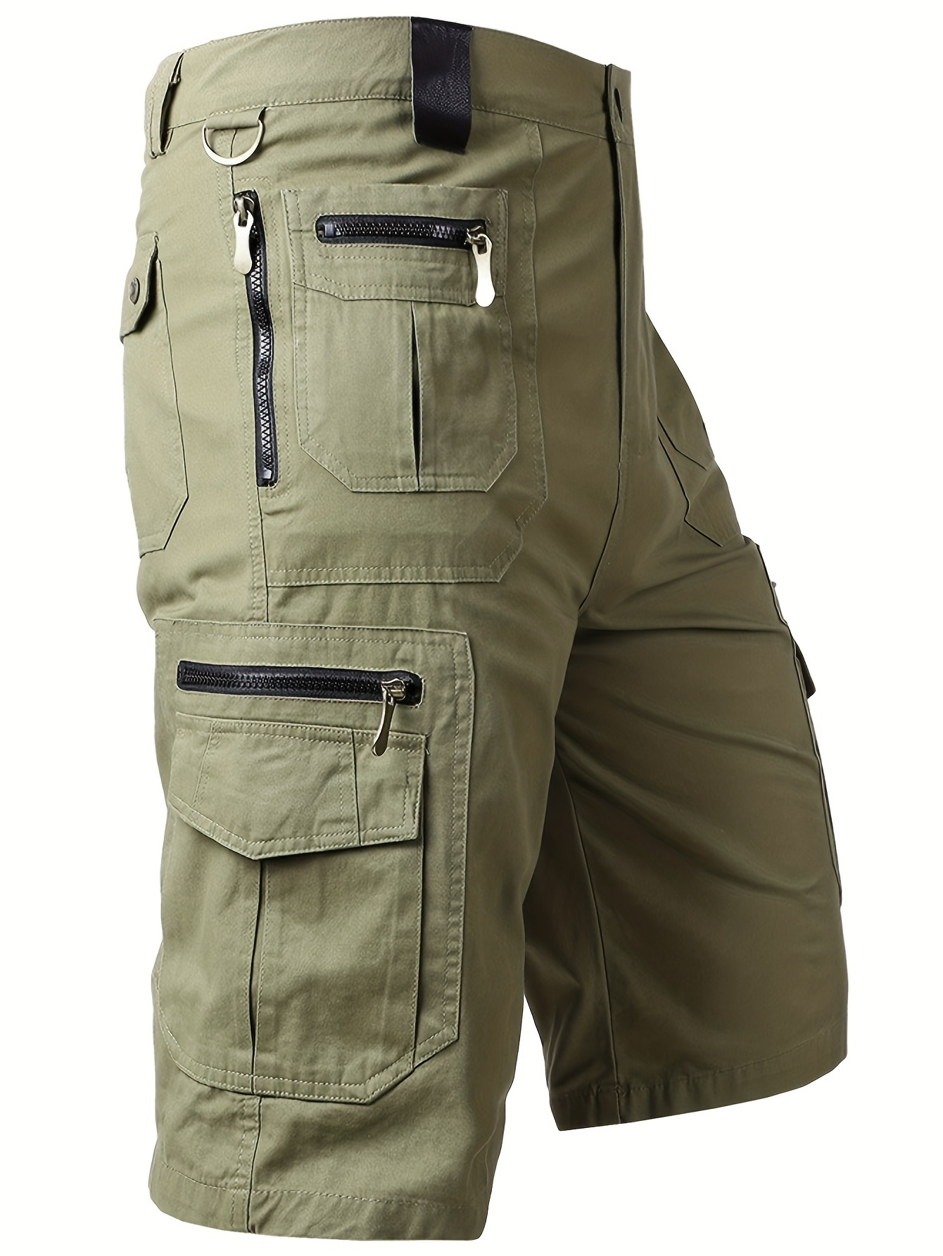 mens outdoor cargo shorts 100 cotton multi pocket work shorts for summer outdoor hiking and climbing