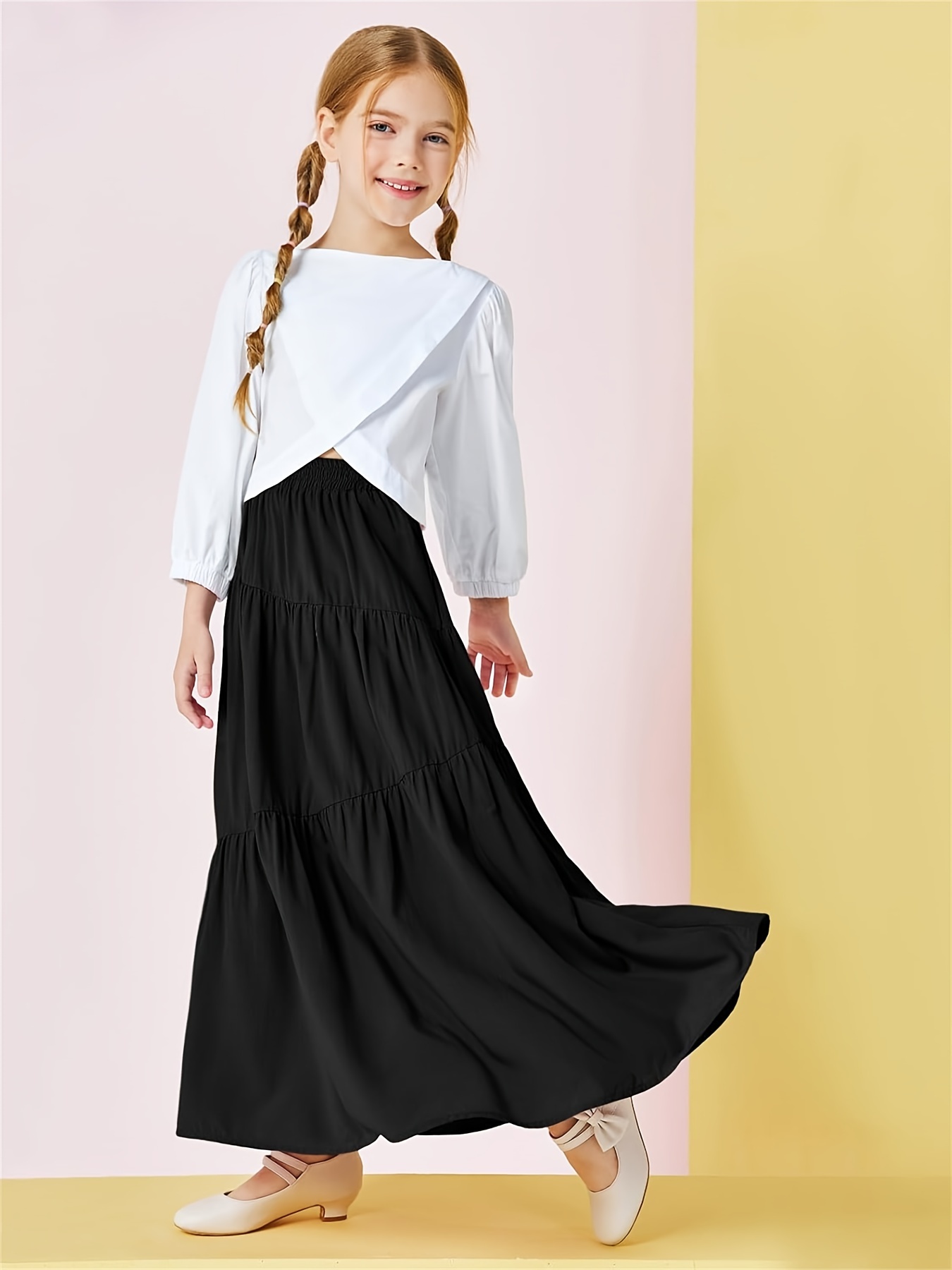 long skirt kids sold on Temu United States