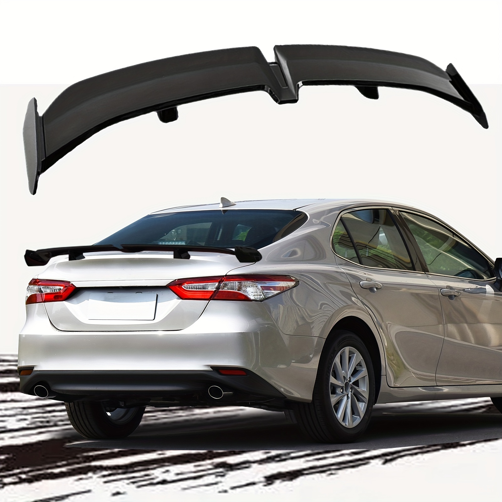 

Universal Rear Spoiler 54 Inch Abs Racing Spoiler Wing Lightweight Mg6 Rear Spoiler Compatible With Various Car Models Hatchbacks Sedans Coupes Convertibles Sport Gt