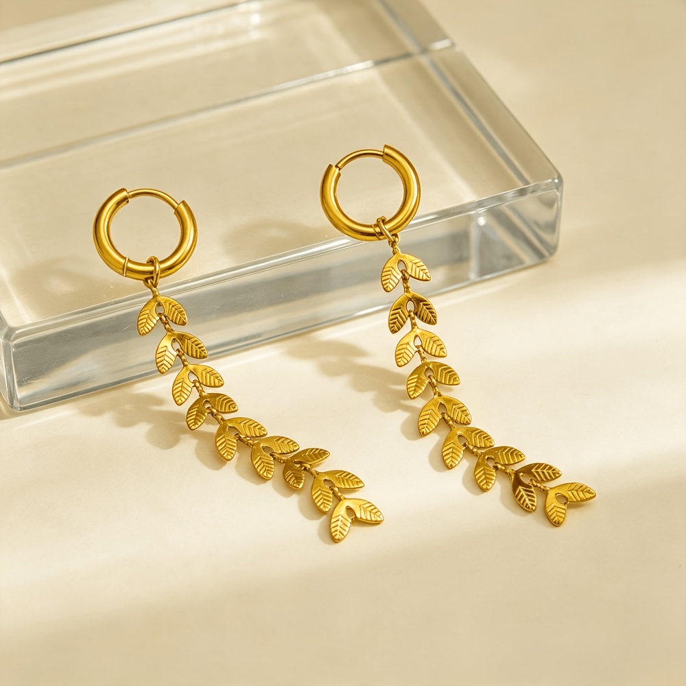 Gentle and Elegant Tassel Drop Long Ear Cuffs, Gift for Her