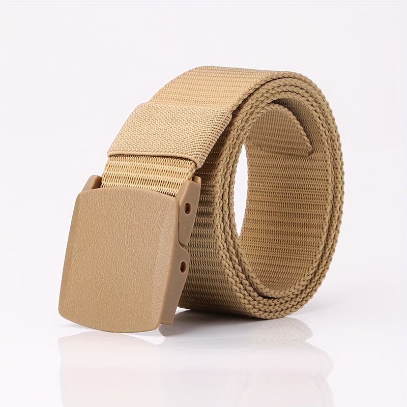 Bold Style Adjustable Nylon Canvas Belt with Automatic Buckle
