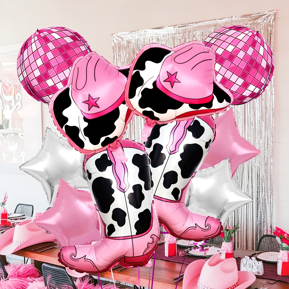 cowgirl party decorations sold on Temu Australia