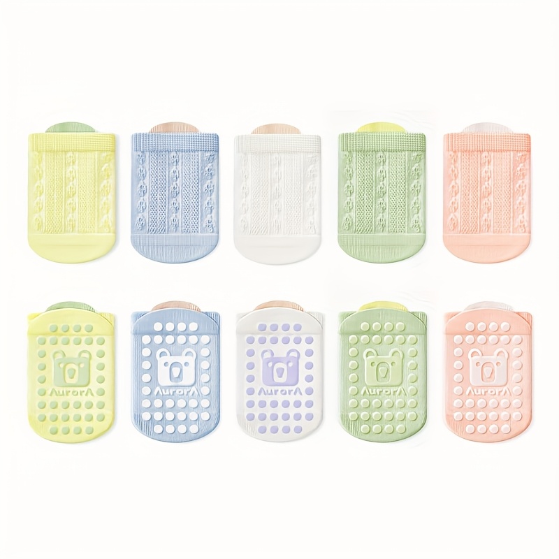 Image of 5 Pairs Kids Anti-slip Socks Cute Boys Girls Baby Toddler Learning Floor Socks