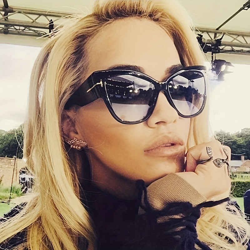 

Cat Eye Large Frame Glasses New Fashion All-match Women's Glasses For Driving Travel