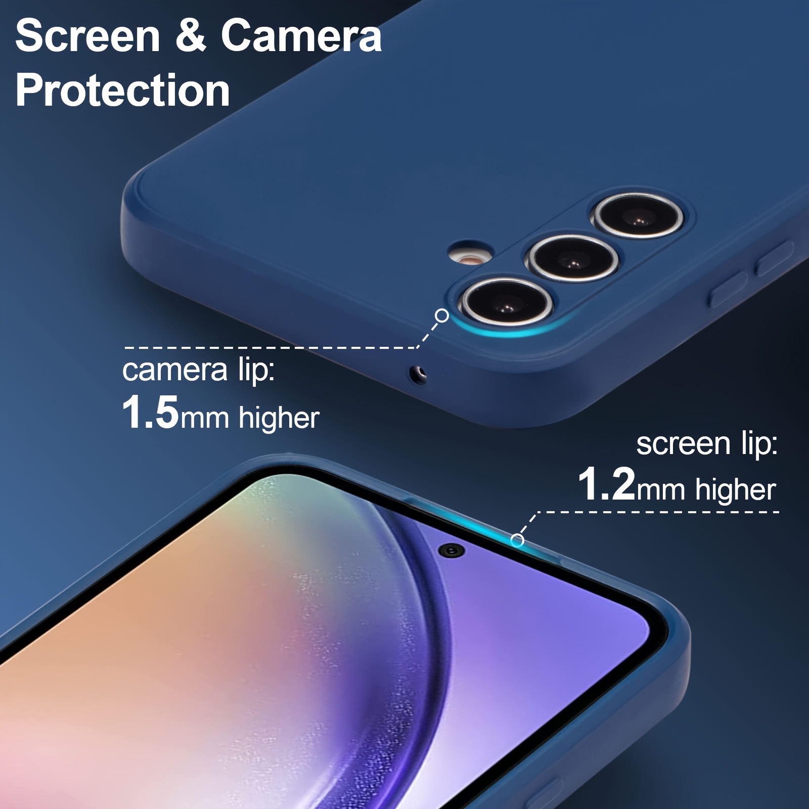 Husă Telefon - Husă Moale Anti-Șoc TPU Potrivită pentru Samsung Galaxy A14, A13, A15, A16, A24, A34, A35, A53, A54, A55, A73 A26 A17 A07 A06, S20FE, S26 S25, S24, S23, S22