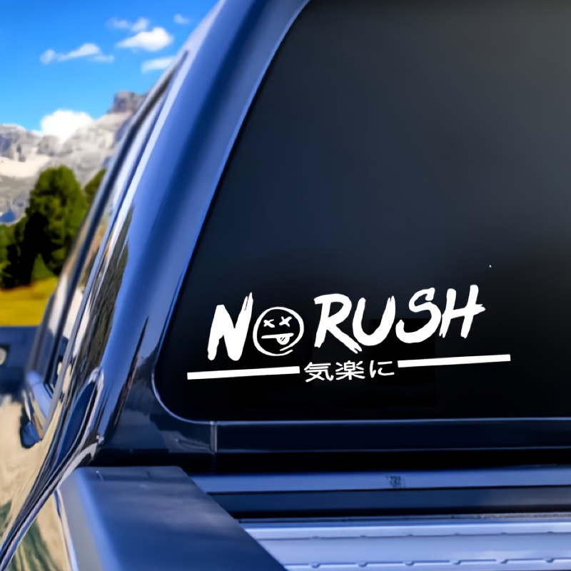 "You Mad Bro" JDM Sticker - 5x4 Inch Orange Vinyl Decal For Cars & Laptops