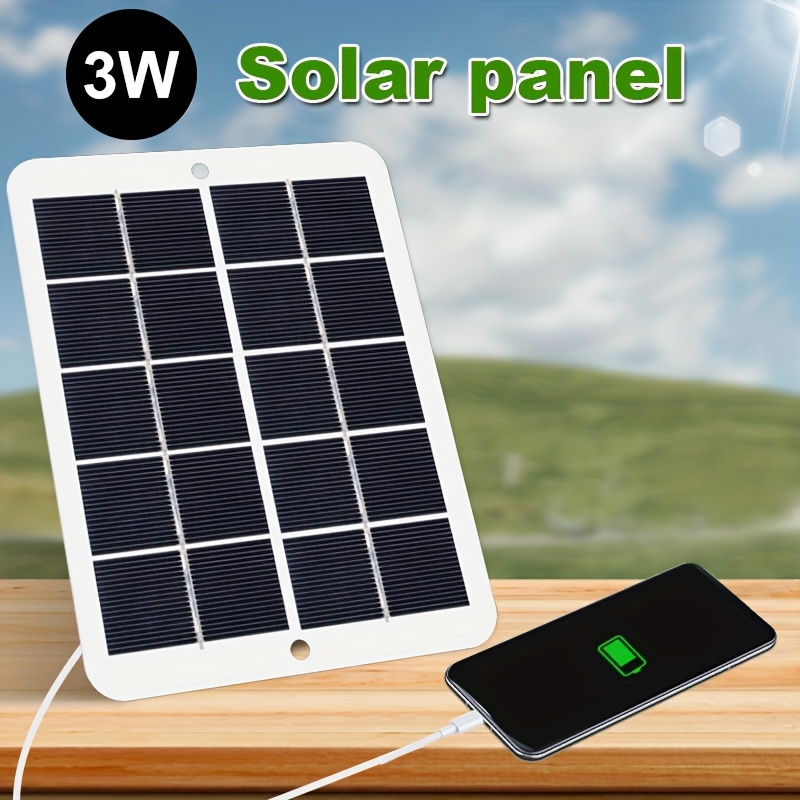 pack solar charger panel usb ports compact lightweight Temu