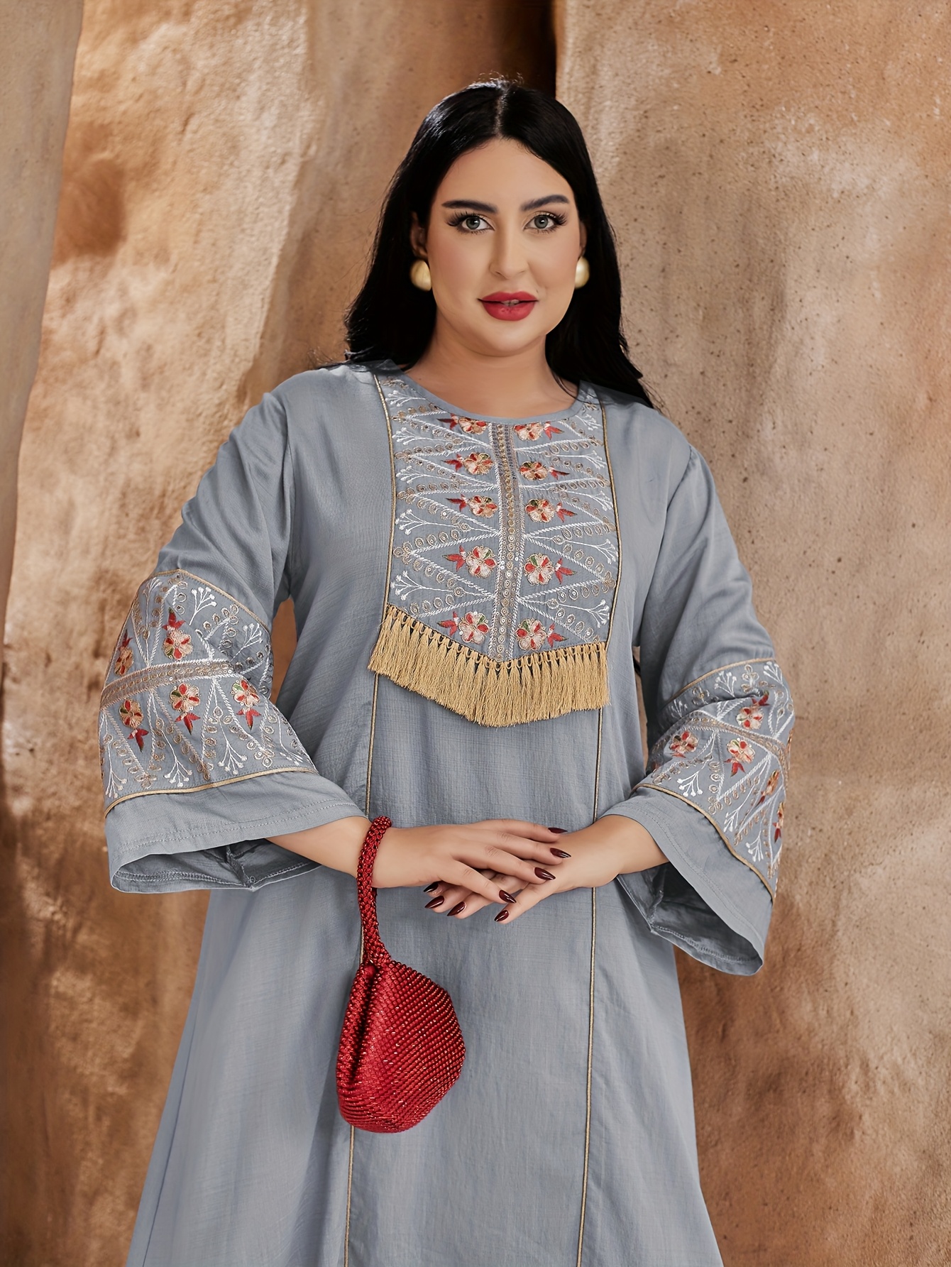 directional heavy beaded colorful arabic womens - Temu