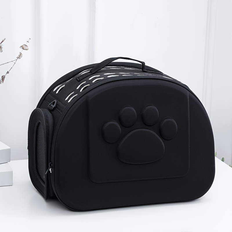 TEMU 1pc Portable Folding For Small , Breathable Mesh Ventilation, Non-slip Bottom, Lightweight & Polyester, Ideal For 4kg Pets, Perfect Gift For