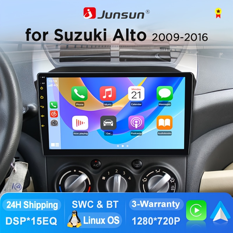 TEMU Junsun Os & Auto Car Stereo For 2009-2016, Ips Touchscreen With Dsp 15eq, Swc, Plug And Play