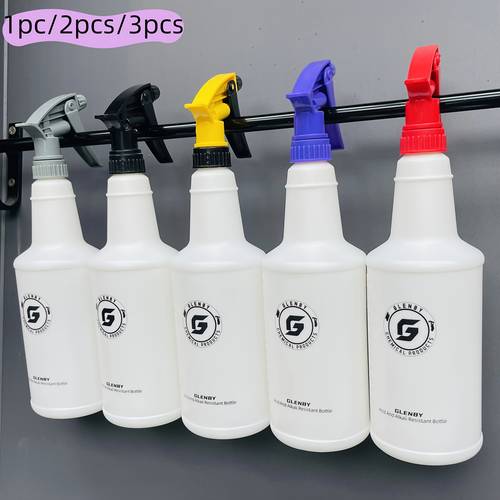 1 2 3pcs heavy duty refillable spray bottles with adjustable nozzle 26oz 770ml large capacity leakproof non toxic for cleaning gardening hair spray alcohol plants compatible with bleach vinegar rubbing alcohol ideal for office farm use spray bottles for cleaning plant care versatile sprayer sturdy construction watering can salon professionals