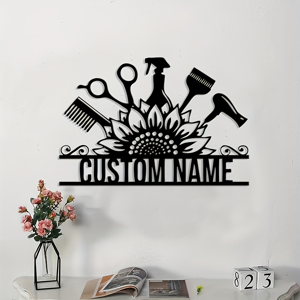 

Metal - Personalized , Decor, For Hairdressers