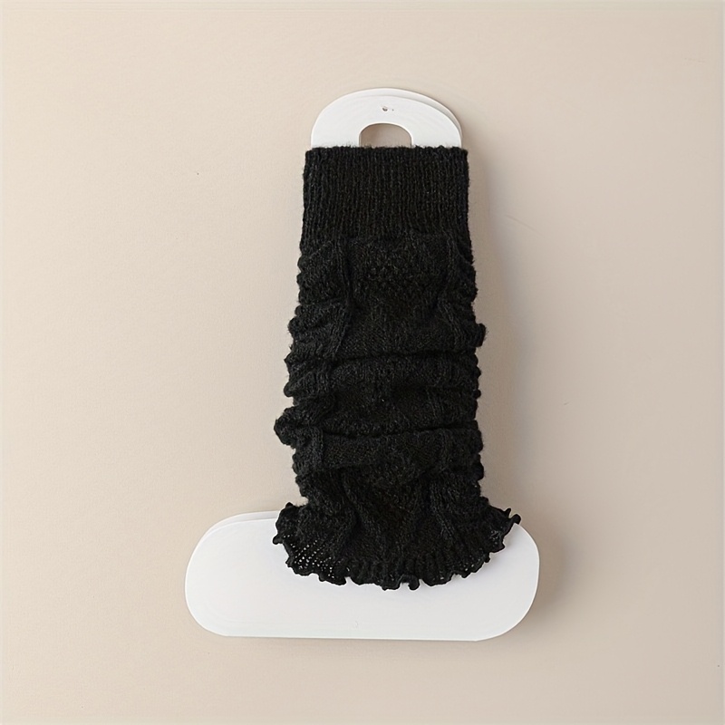 E-shop 1 Paar Fuß- und Sockenüberzieher, neue Herbst- und Winter-Dreistreifen-Socken, Damen Süße Alltags-Freizeit-Pile-Socken