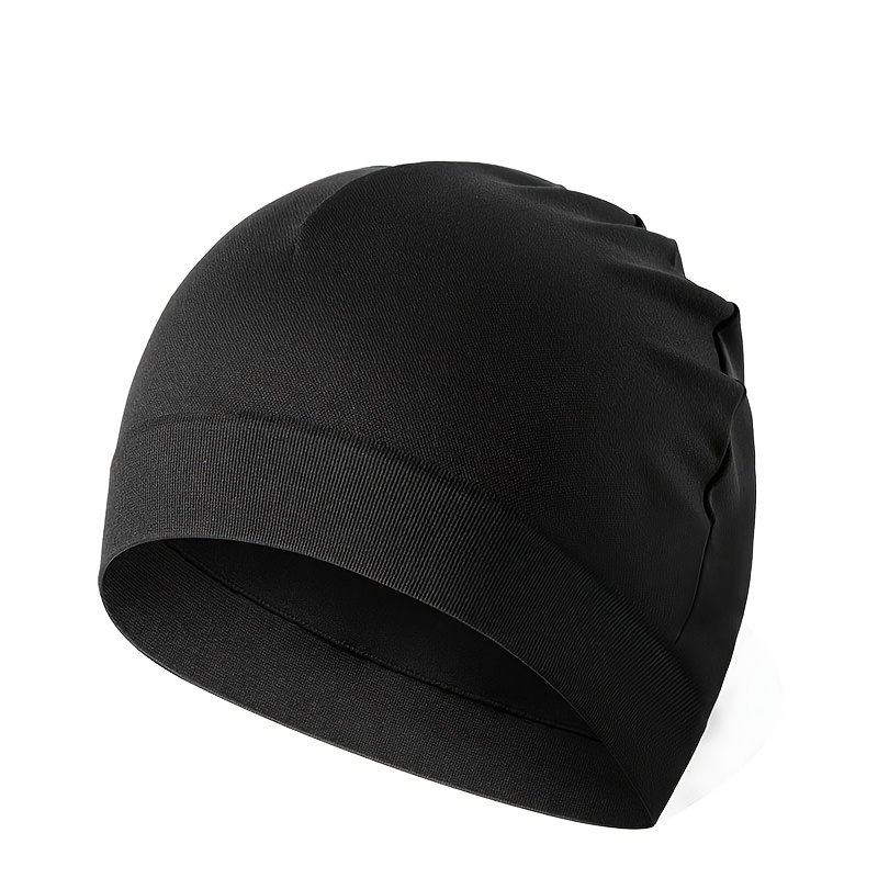 TEMU Bonnet bord extensible 1 pièce pour homme et femme - Casquette ronde élastique de couleur unie adaptée au streetwear, au vélo, au ski, à de