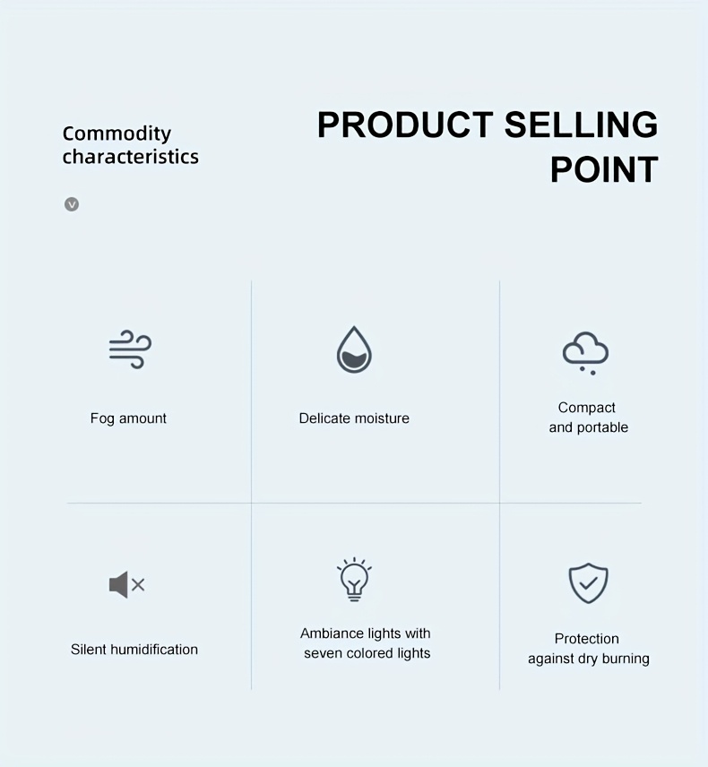 1pc Aromatherapy Diffuser And Humidifier with Cool Mist And Night Light: Essential Oils Can Be Added As An Air Aromatherapy Diffuser, Your Bedroom Fresh And Plants Healthy! Ultra-quiet - Perfect for Offices, Homes, Large Bedrooms