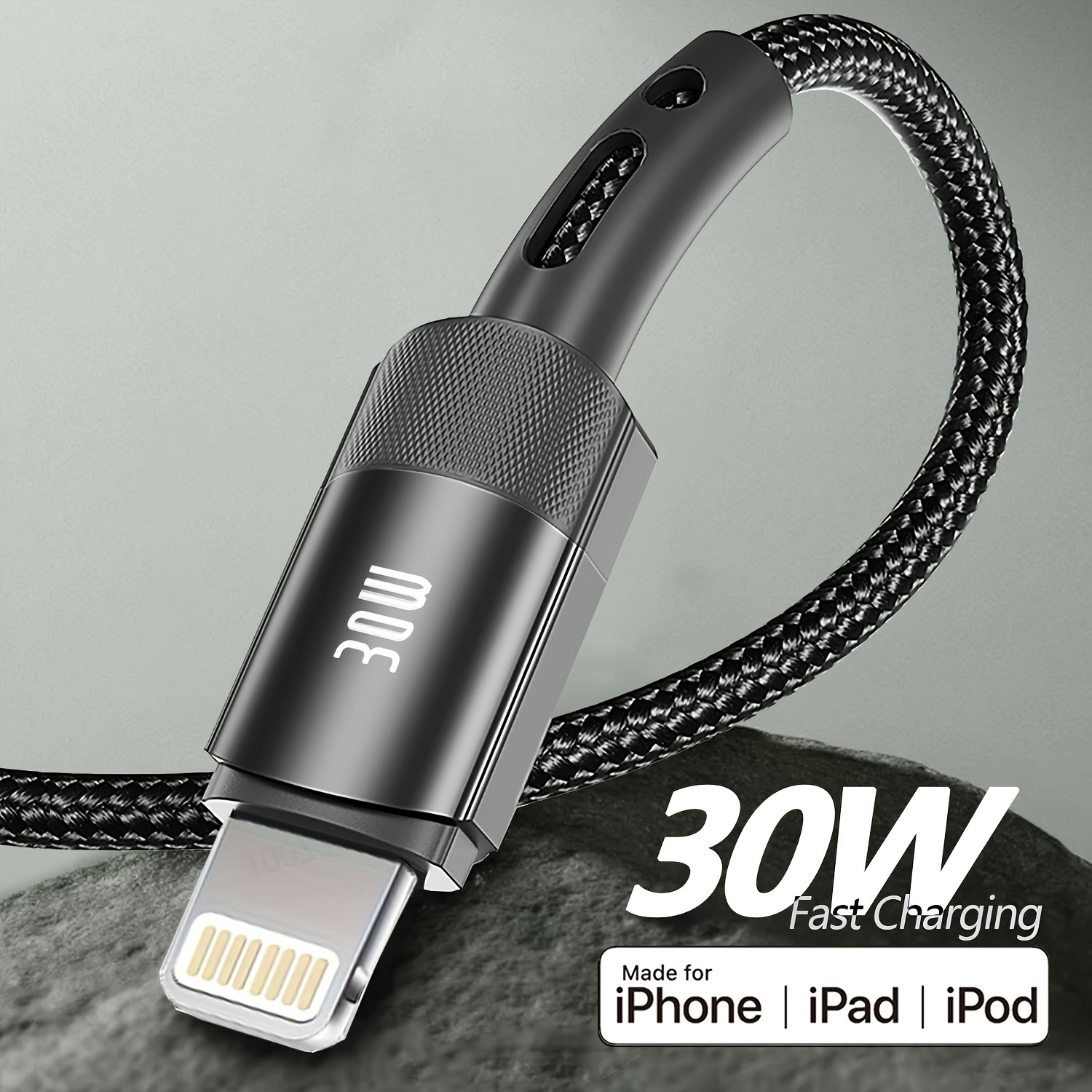 

multi-length" Fast Charge & Sync Pd30w Usb-c To Cable For Iphone 14/13 Pro/12 Pro Max/12/11 X Xs, Airpods Pro - Mfi Certified, Durable Nylon, Multiple Lengths (1/3.3/6.6/10ft)
