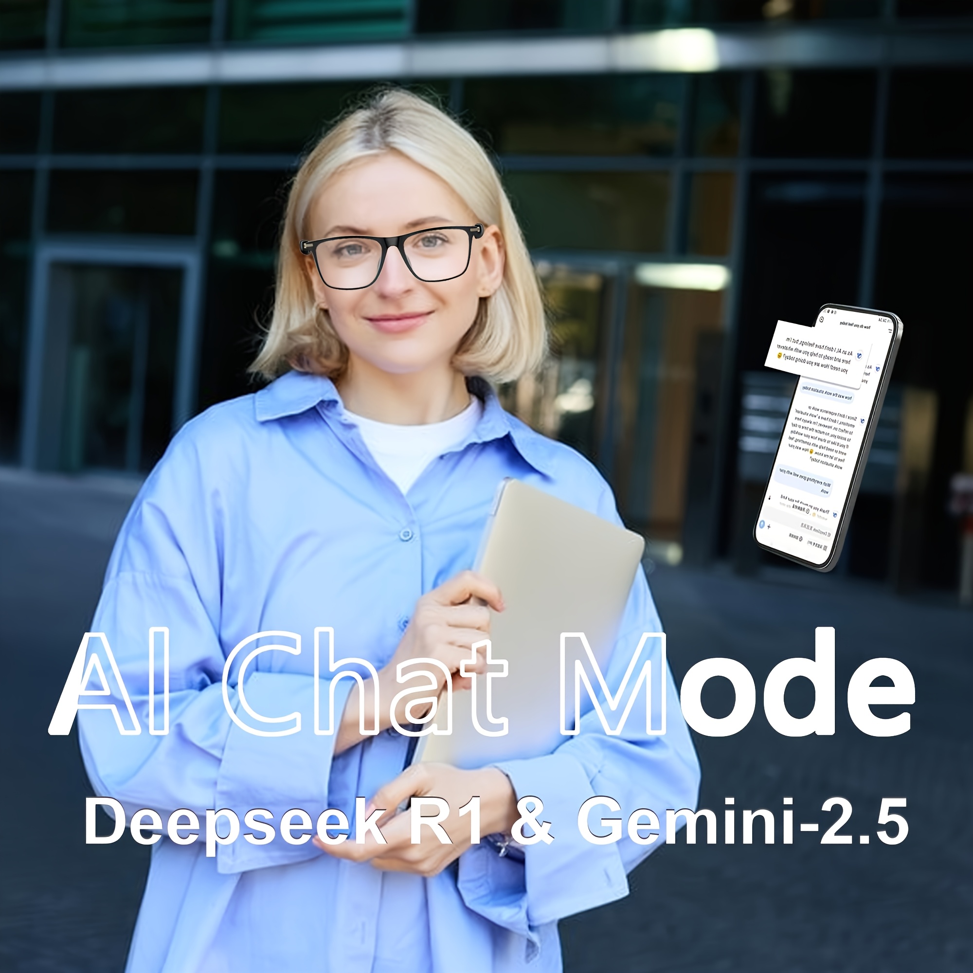 Ochelari inteligenți AI, Ochelari inteligenți cu suport pentru traducere în timp real în peste 100 de limbi, Sistem Chat GPT, PEJE Ochelari audio multifuncționali noi pentru bărbați și femei, cu microfon și difuzor încorporate, Apeluri vocale HD și calitate muzicală HIFI, Redare muzică și apeluri
