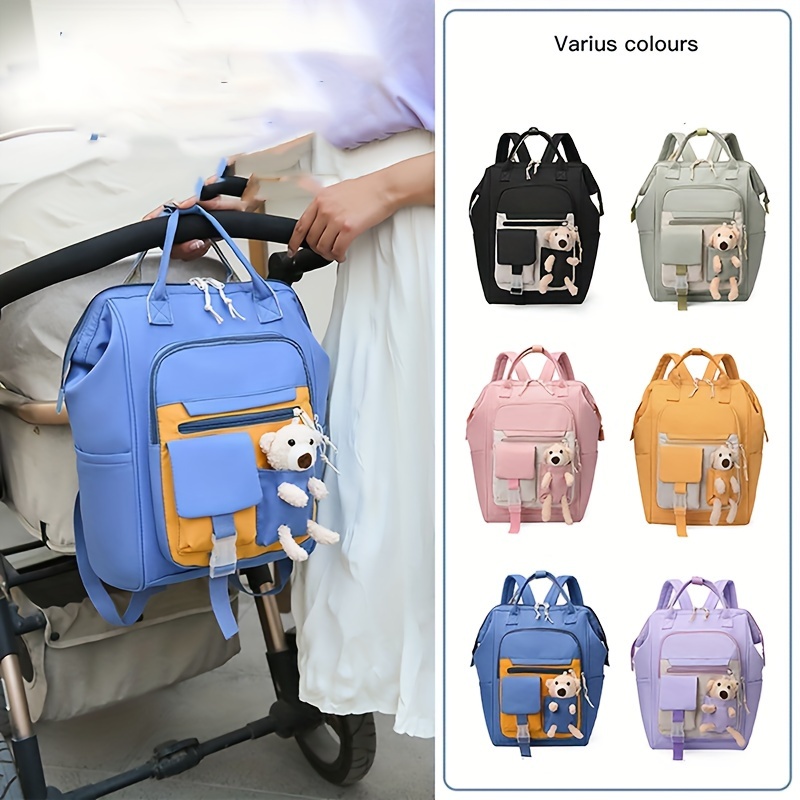   oxford cloth insulated backpack ultra light large capacity dual shoulder travel bag with cute   ideal for teachers day non pink travel backpack 0