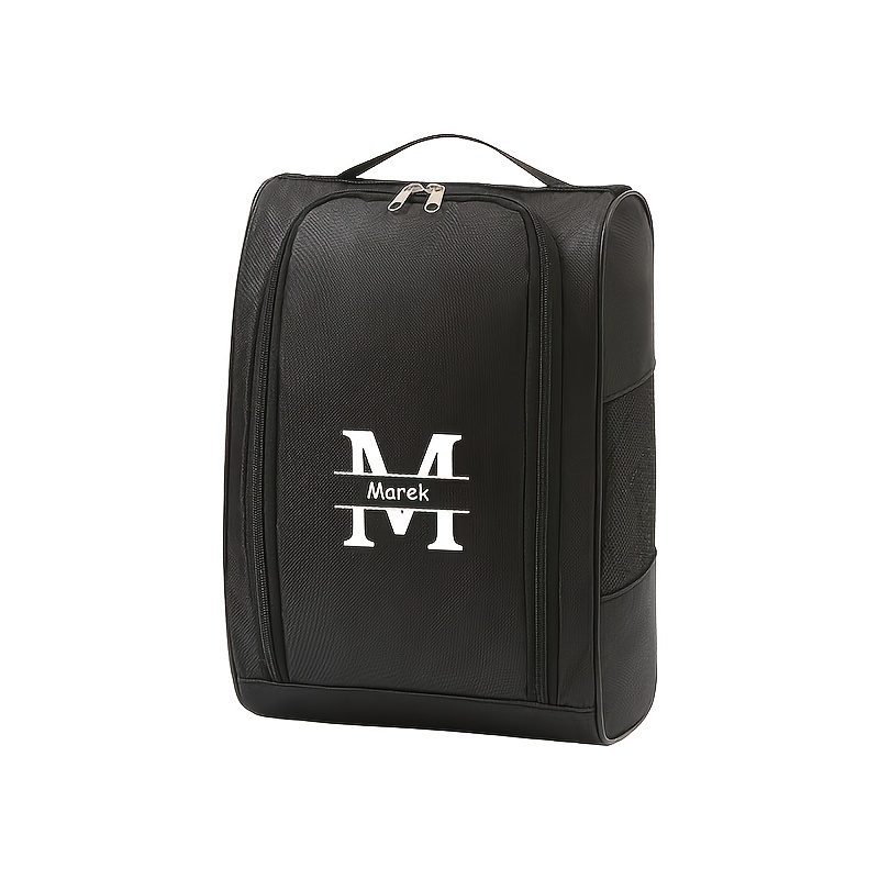 TEMU Customizable Logo Name Shoe Bag | Large Capacity, Portable Travel Shoe Storage, Hand-carry Shoe Box For Home And Travel Use