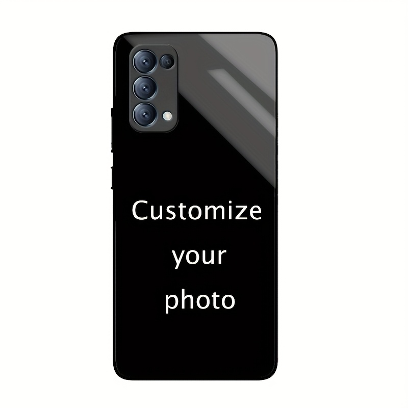 TEMU Personalized Phone Case With Acrylic Mirror Back, Suitable For Oppo Find X2/x2 Pro/x2 Lite/x3/x5/x6/x7/x8 Ultra/5g, Cute Couple Selfie Pattern