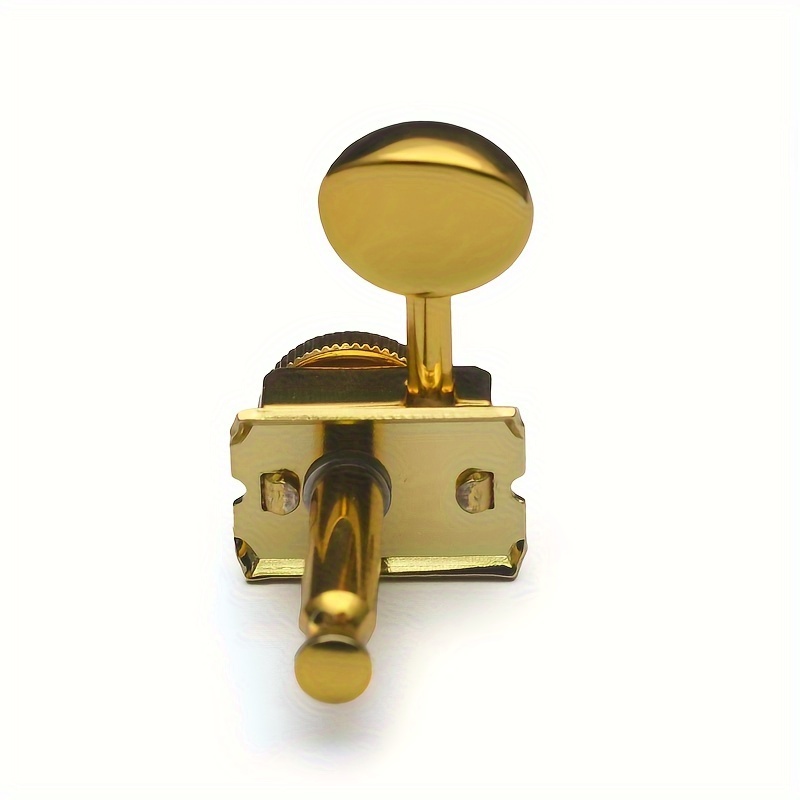 [Vintage Guitar Locking Tuners] SAPHUE 6pcs Chrome Inline Guitar Locking Tuners - Vintage Style, Easy Install, for ST & TL Electric/Folk/Acoustic Guitars