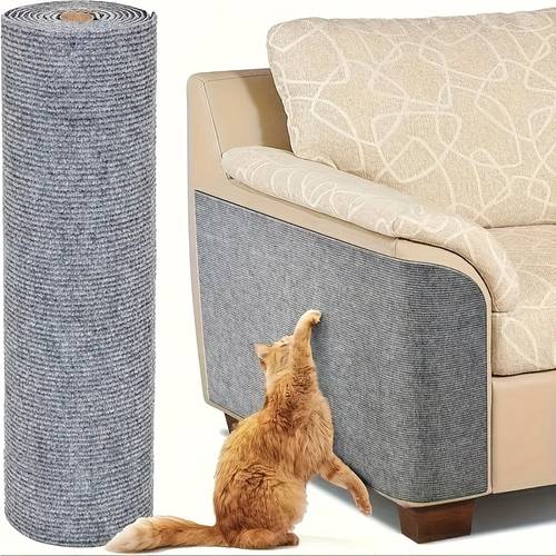 trimmabarer katzenschutz für möbel mit selbstklebenden kratzpads – ideal zum schutz von sofas, türen katzengitter vor kratzern