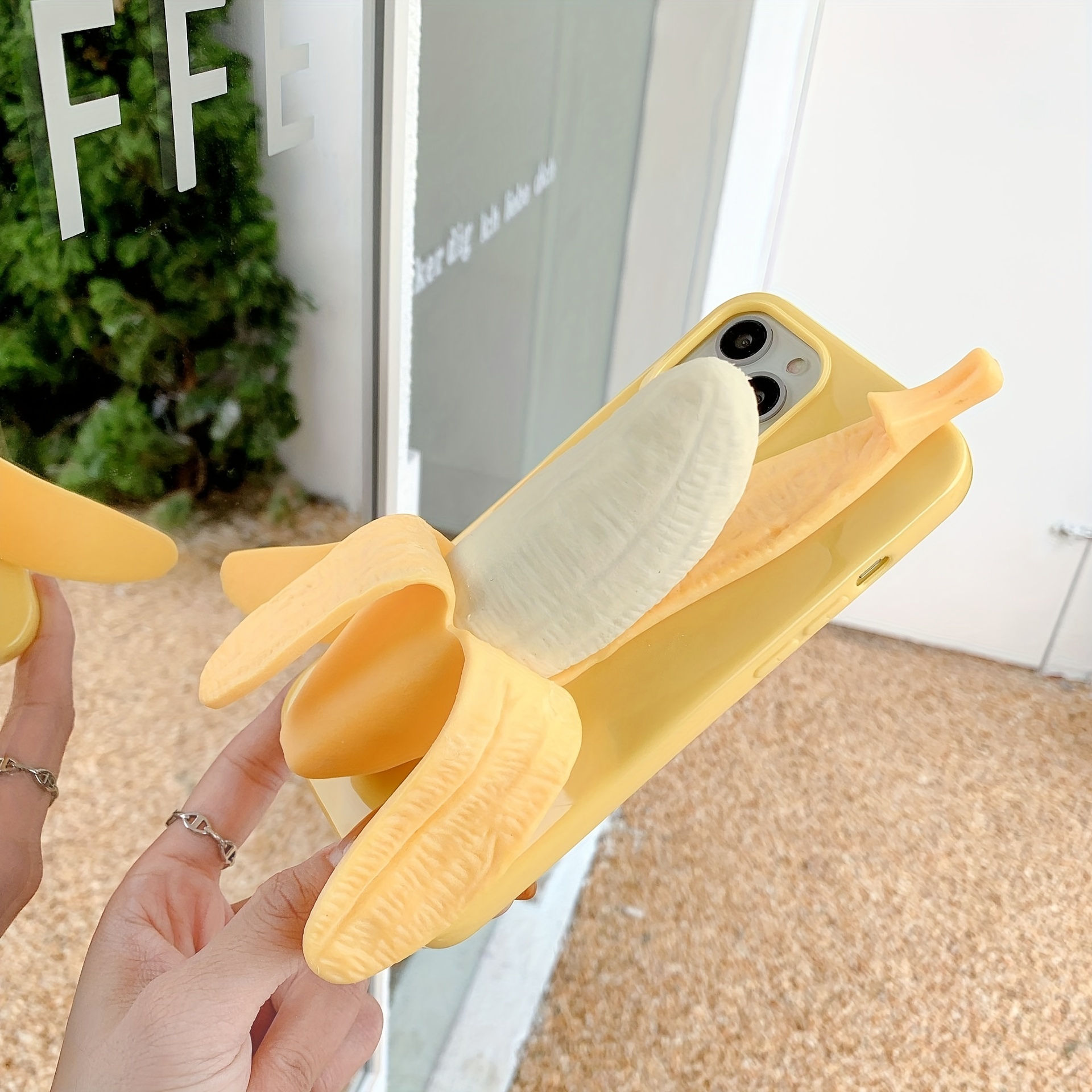 Banana shaped Protective Phone Case Suitable Iphone Temu United