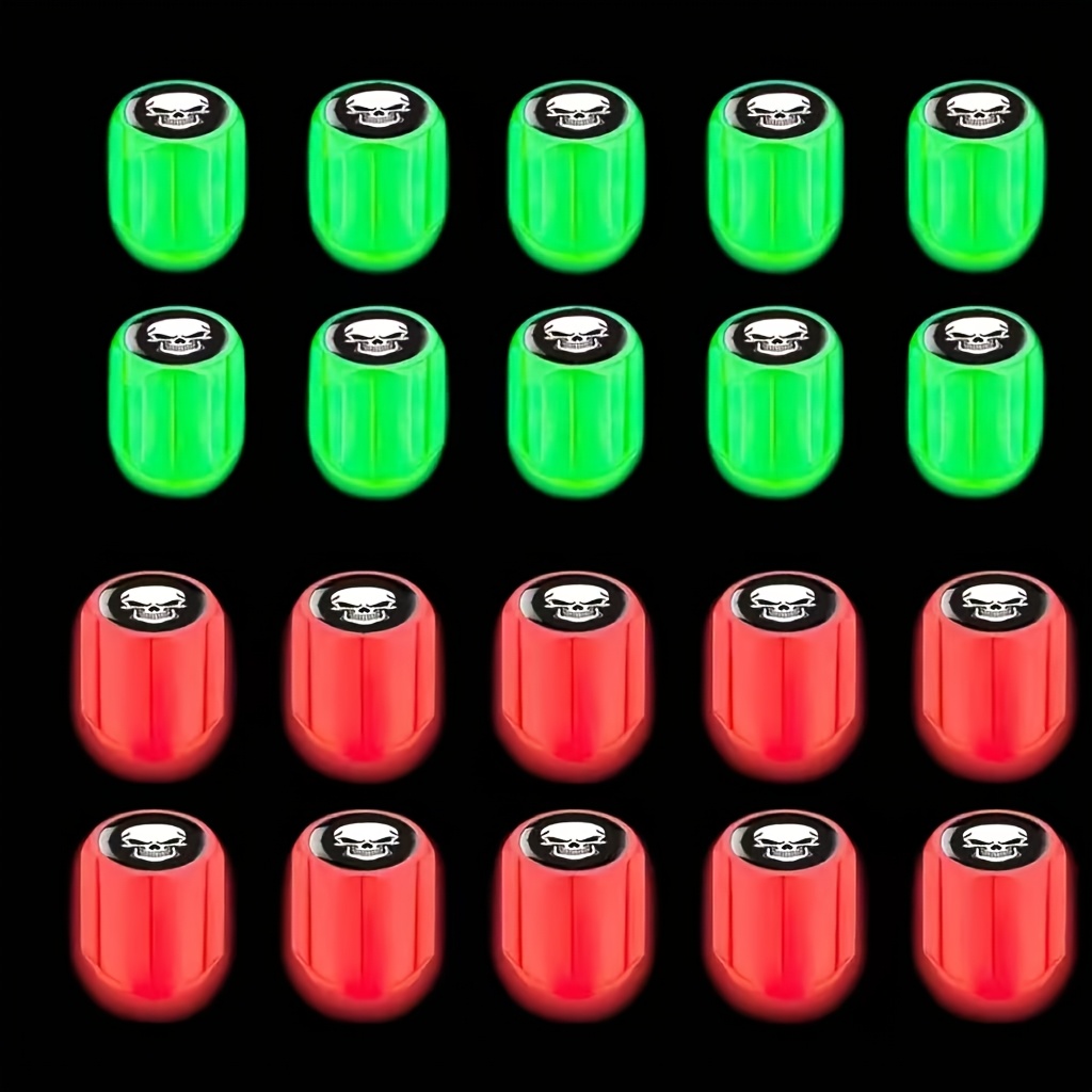 TEMU Style Premium, Lot de 20 Cache-valves à Mélangés, Cache-valves de Voiture Adaptés à Tous les Véhicules Universels