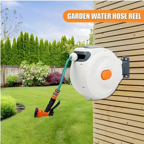 car wash shop courtyard dual purpose high pressure combination drum set air drum water drum electric drum one equipment automatic anti winding hose intelligent irrigation system auto repair villa property m