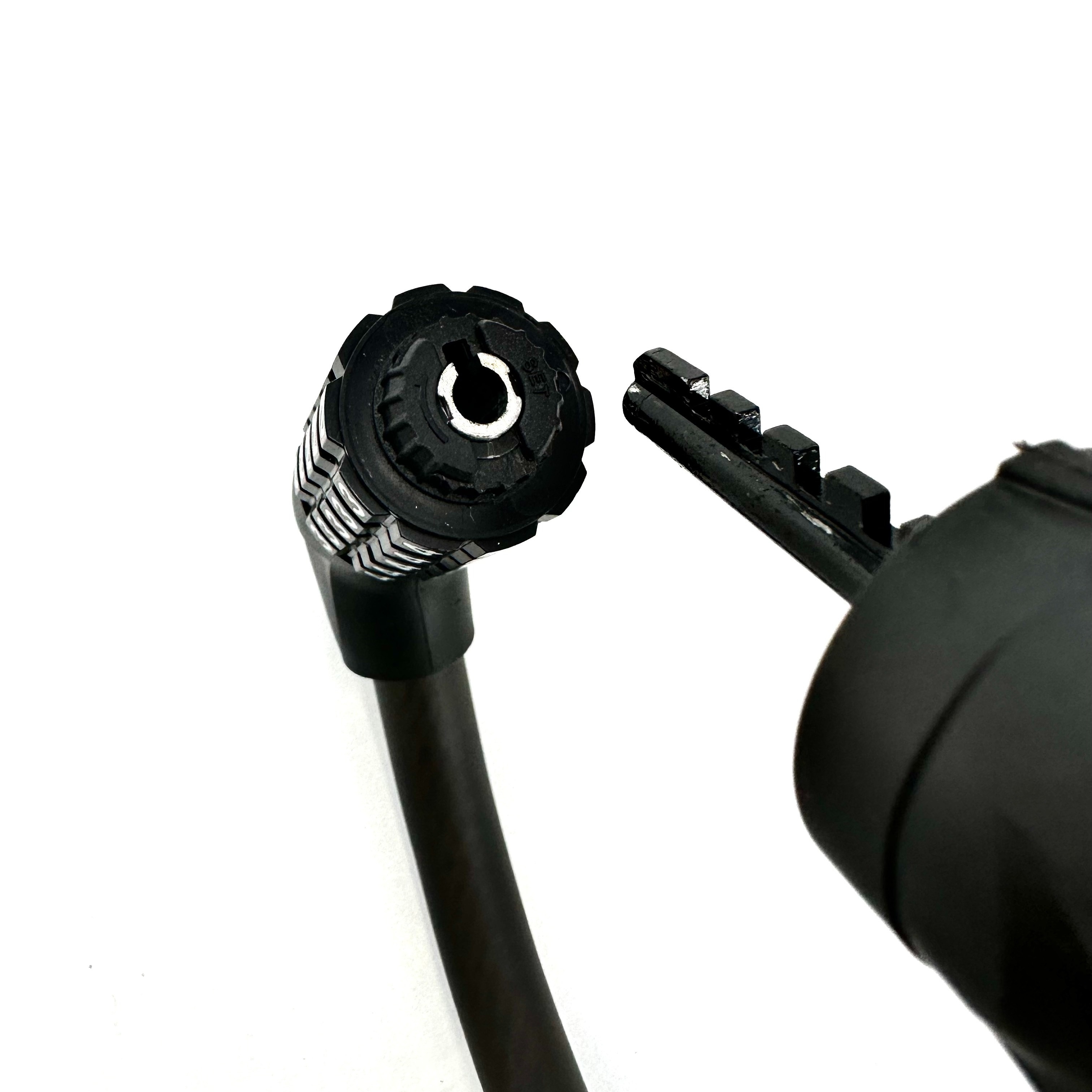 4 digit combination steel cable lock anti theft security 45cm overall length 12mm thick cable for bicycle durable pvc zinc material universal fit details 3