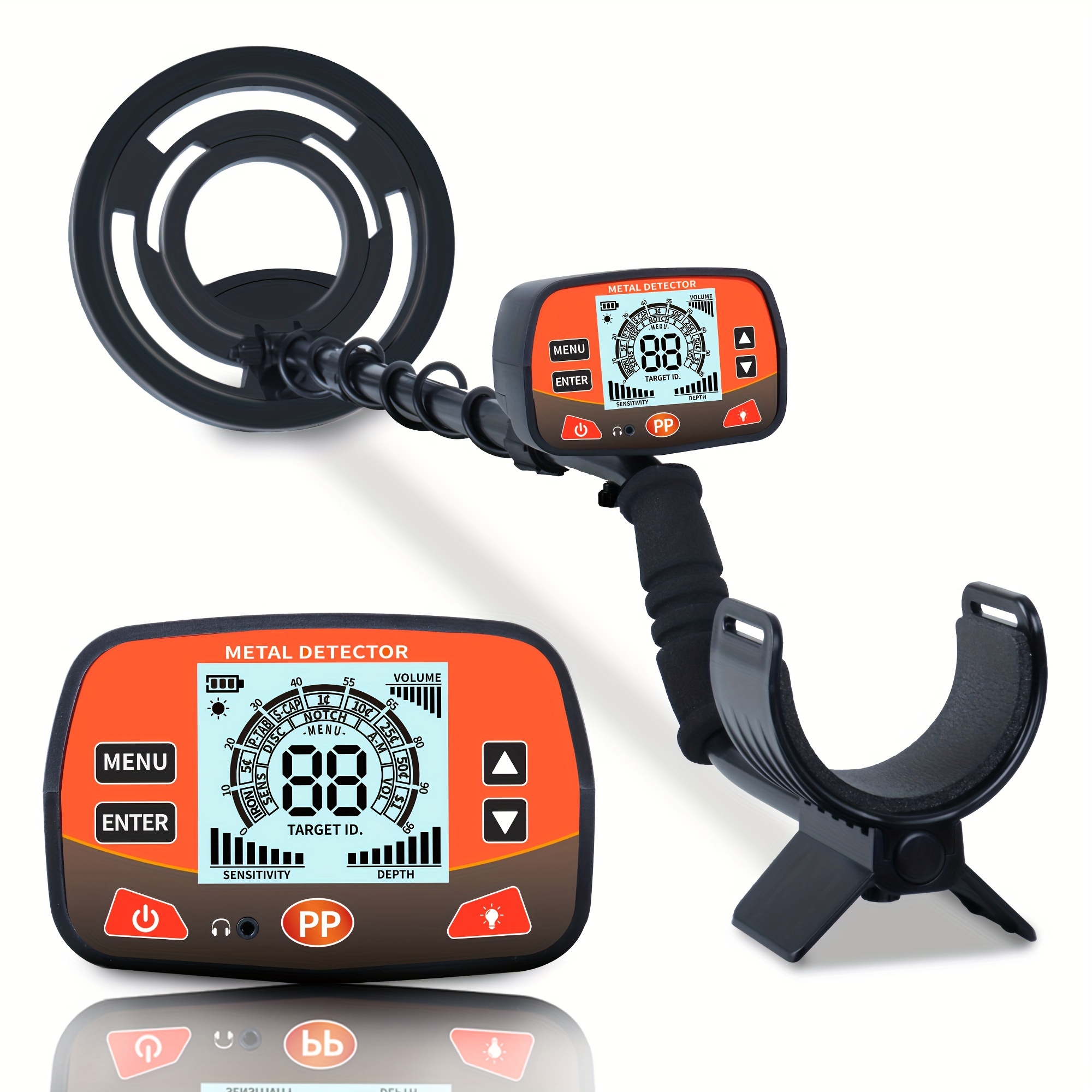 金属探知機 液晶調節可能な金属ファインダーツールキットディスプレイジュエリーコイン狩猟検出装置キッズジュニアユース 検出器アクセサリ 宝探しツール  液晶 調節可能な金属ファインダーツールキットディスプレイジュエリーコイン狩猟検出装置キッズジュニアユース 金属 ...