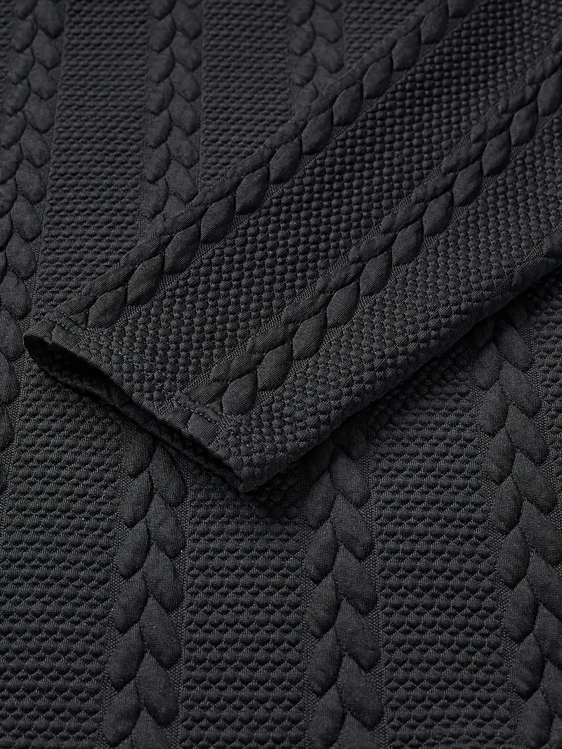 mens casual hooded henley shirt long sleeve solid color button regular for fall winter outdoor activities casual attire casual wear knit fabric mens sweater Product details 4