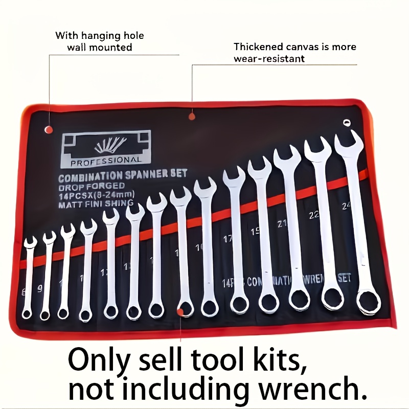 අයිතම පින්තූරය 1pc රෙදි මෙවලම් ගබඩා රෝල් බෑග්-----රෙන්ච් නැත--, රෙන්ච් ගබඩා බෑග්, සාක්කු 14 ක් සමඟ, රෙන්ච්, ප්ලයර්ස් සහ ක්ලැම්ප් සඳහා සුදුසු කල්පැවැත්ම් මෙවලම් රෝල් බෑග්, ආරක්ෂිත පටියක්, සහනශීලී හසුරුව සහ බර ධාරිතාවයෙන් යුත් එල්ලන කාර්යයක් සමඟ සමන්විතයි, ශිල්පීන් සඳහා නිර්මාණය කර ඇත