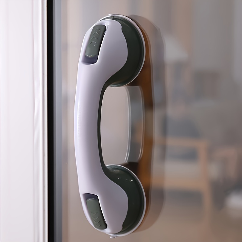 TEMU 1handle Toilet Toilet Bathroom Handrail Non-slip Non-punch Toilet Handrail, Shower Handle Grab Bars For Bathtubs And Showers Suction Bar Handles