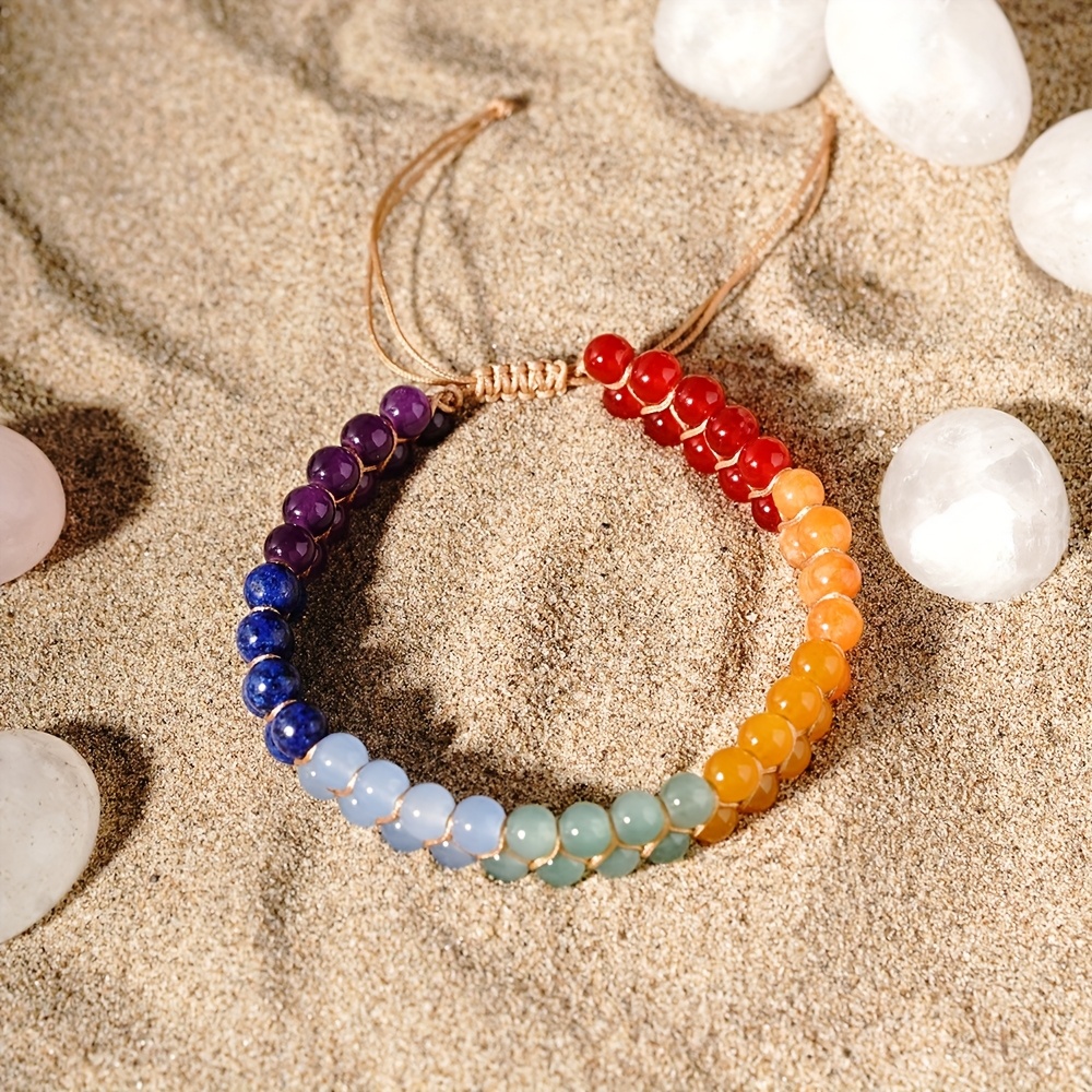 Stone Ankle Bracelet Women's Handcrafted