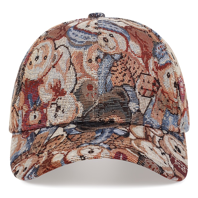 Women's Bear Baseball Cap, Adjustable Casual Hat
