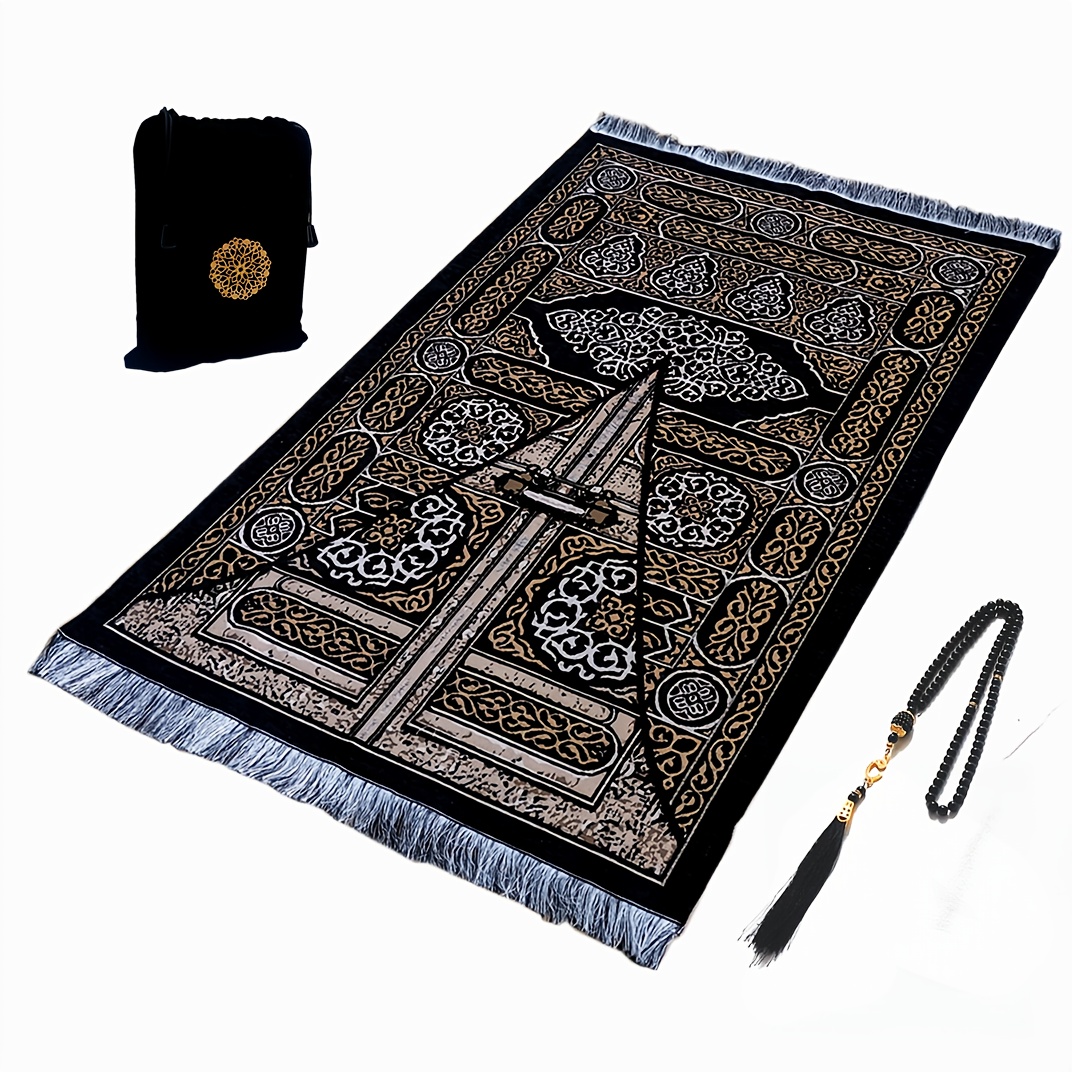 TEMU Mat Portable Rug With Tasbih And Gift Bag