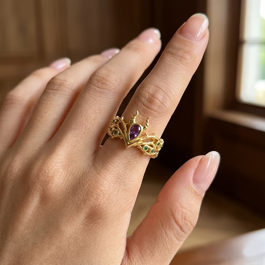 Women's Minimalist Liquid Metal Line Adjustable Ring
