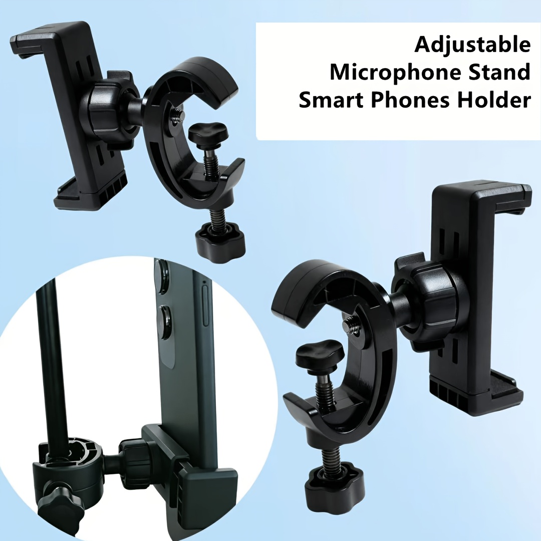 Image of Mobile Phone Holder 360 Degree Rotation Universal Support Stand For Smartphone Music Stand Live Performance