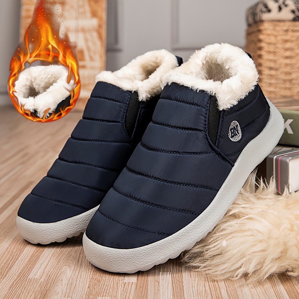 Men's Warm Snow Boots with Comfortable Lining