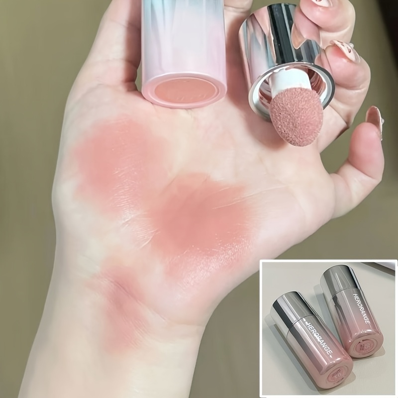   velvet liquid blush waterproof long lasting liquid formula that enhances   offers multiple shades of orange pink and red to   matte blush portable for travel suitable for   tones ideal as a holiday gift