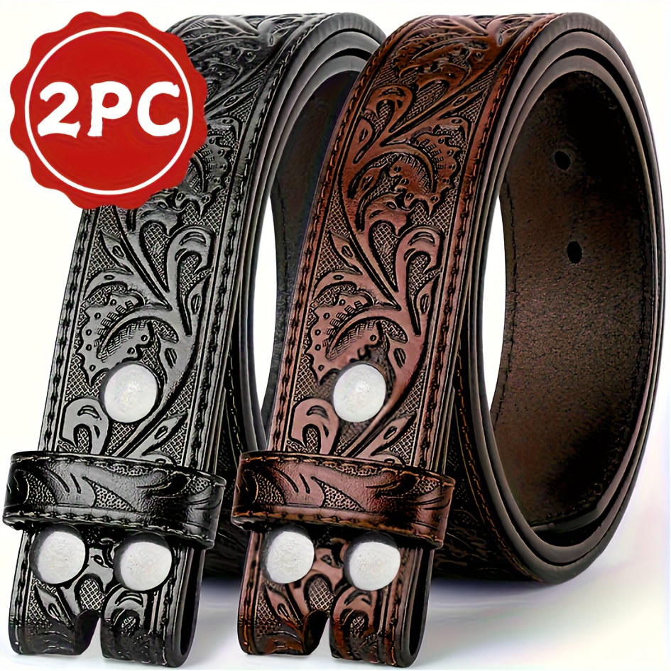 1/2-pack Without Duckle, Western Style - For Men And Women, Cowboy And Cowgirl Additions - Durable And Stylish - Your Inner