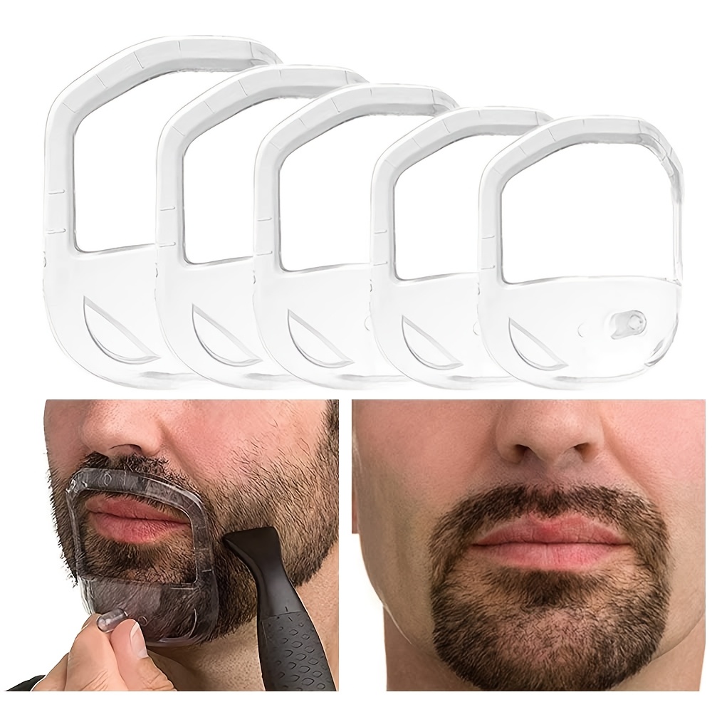 Transparent Beard Styler Beard Styling Board Ruler
