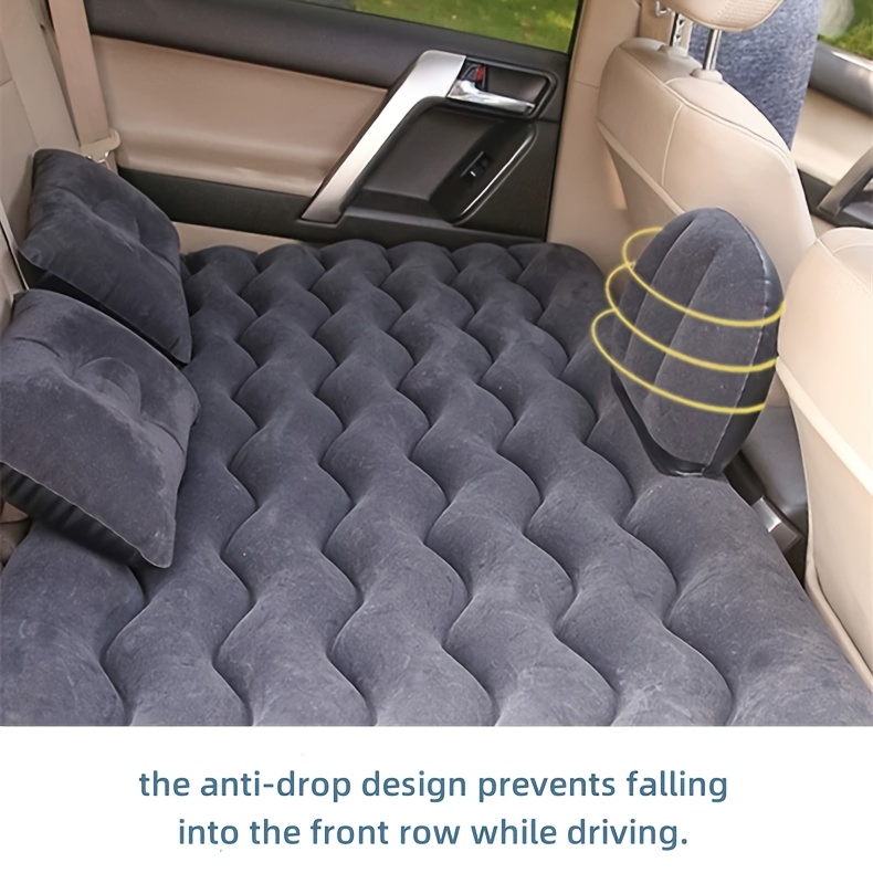 SUV Inflatable Mattress Camping Mattress Foldable Thick Car Air Bed with Electric Air Pump Portable Sleeping Pad Suitable for Home And Travel, Picnics And Camping